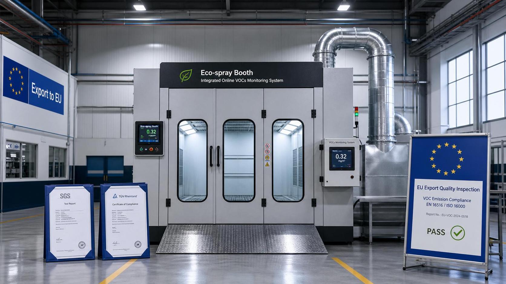EU Rule Takes Effect: VOCs Monitoring Required for Eco-spray Booths