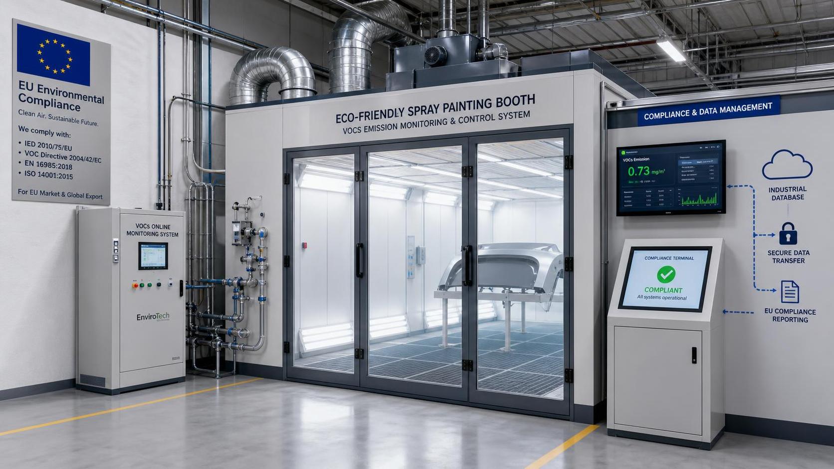 EU Rule Mandates VOCs Monitoring for Eco-Spray Booths