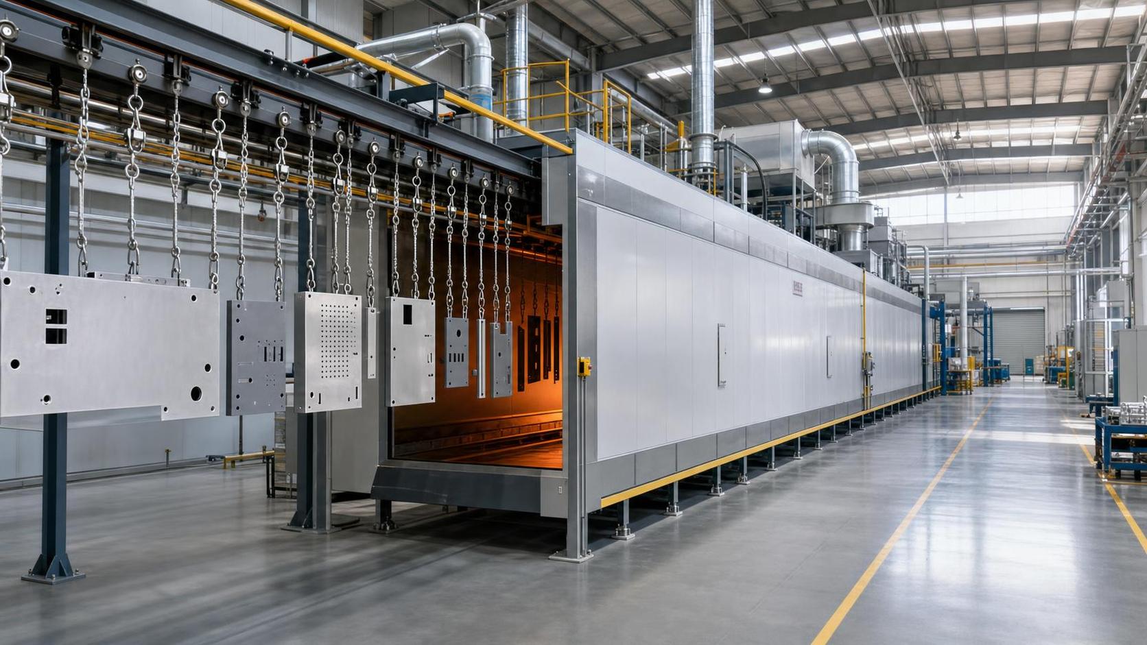 How to Choose a Curing Oven for Powder Coating Lines Based on Part Size and Throughput