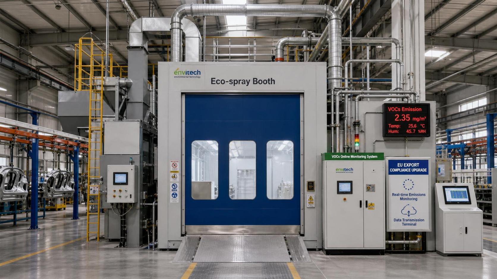 EU Rule Tightens VOC Limits for Eco-spray Booth Exports
