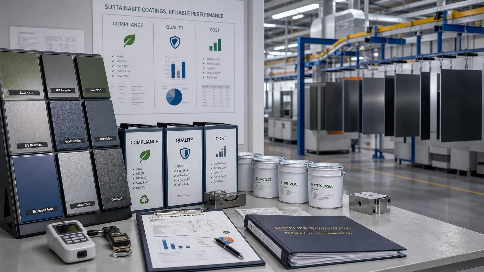 How to Evaluate an Eco-Friendly Coating Supplier for Compliance, Quality, and Cost?