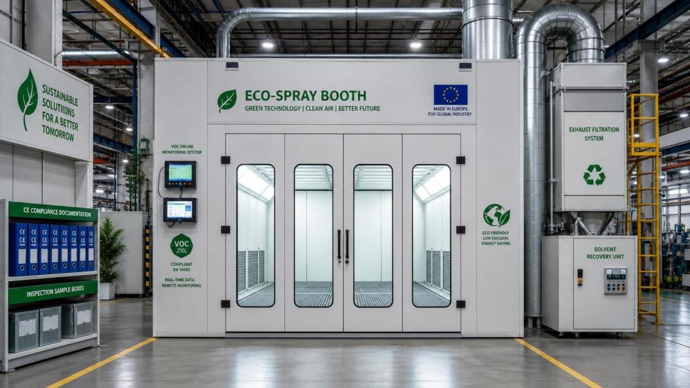 EU Tightens VOC Rules for Eco-spray Booth Exports