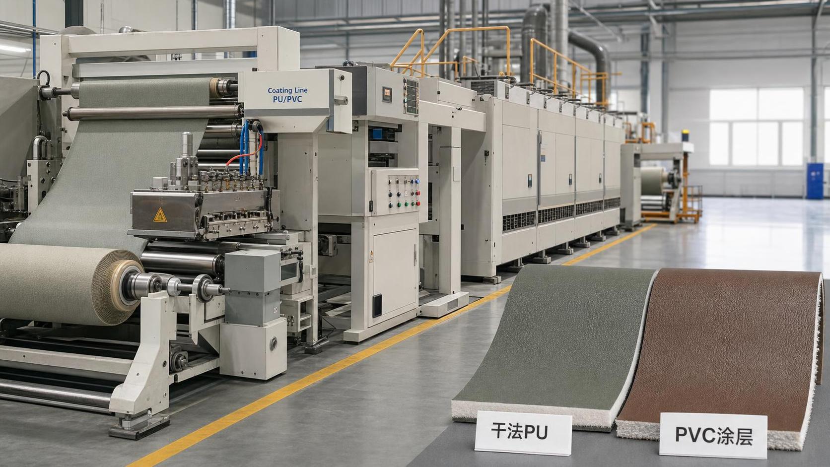 Dry PU vs PVC in an Artificial Leather Coating Line: What Changes on the Line