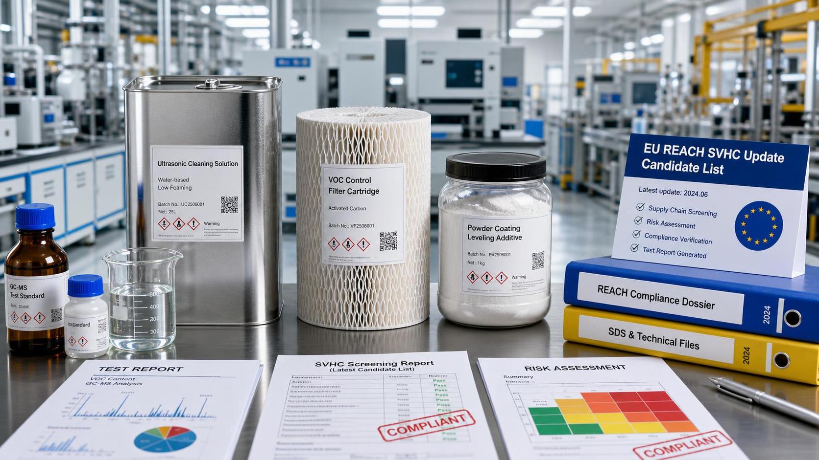 EU REACH Adds SVHCs for Cleaning and Coating Aids