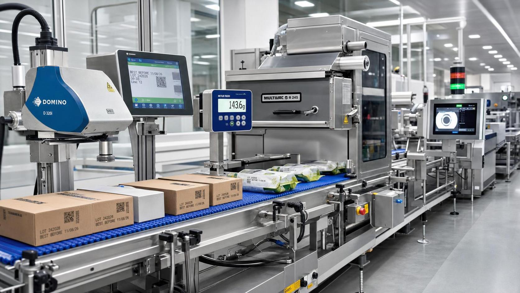 How Industrial Process Support Systems Improve Packaging Line Uptime and Traceability