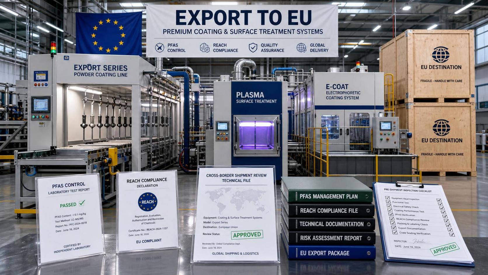 EU Tightens REACH Rules on PFAS-Coated Export Equipment