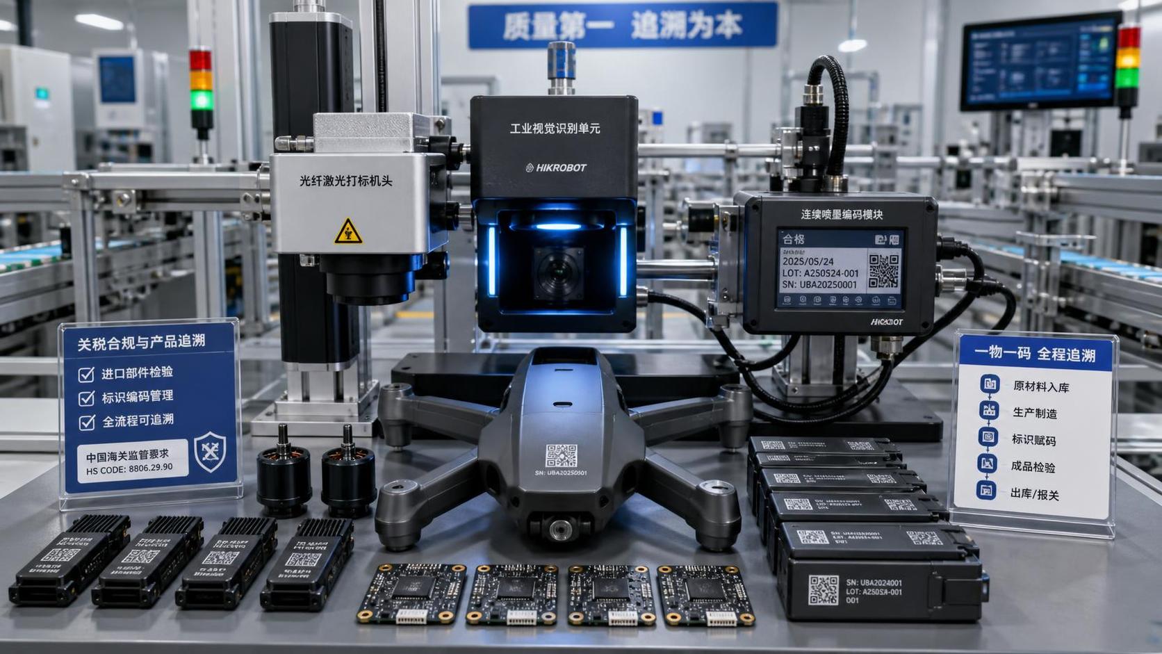 U.S. Tariff Proposal on Imported Drones Extends to Marking, Coding and Traceability Systems