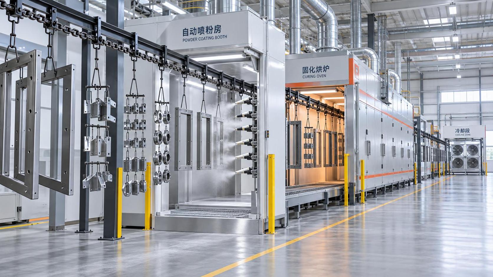 How to Size a Powder Coating System for Part Mix, Throughput, and Cure Time