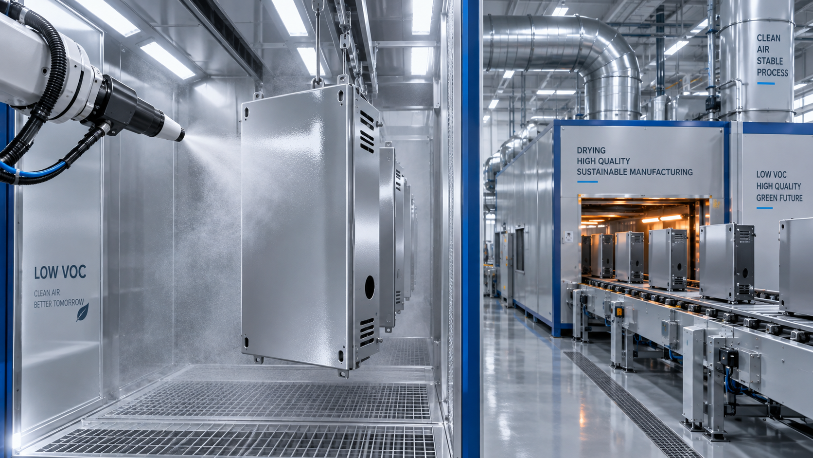 How Electrostatic Coating Engineers Can Meet VOC Limits Without Sacrificing Finish Quality