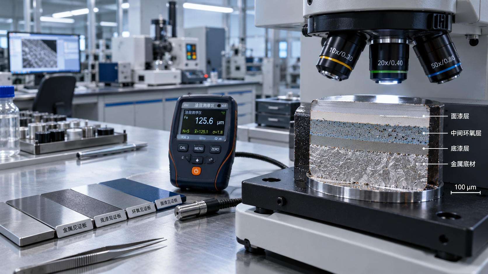 When does coating measurement require destructive testing?