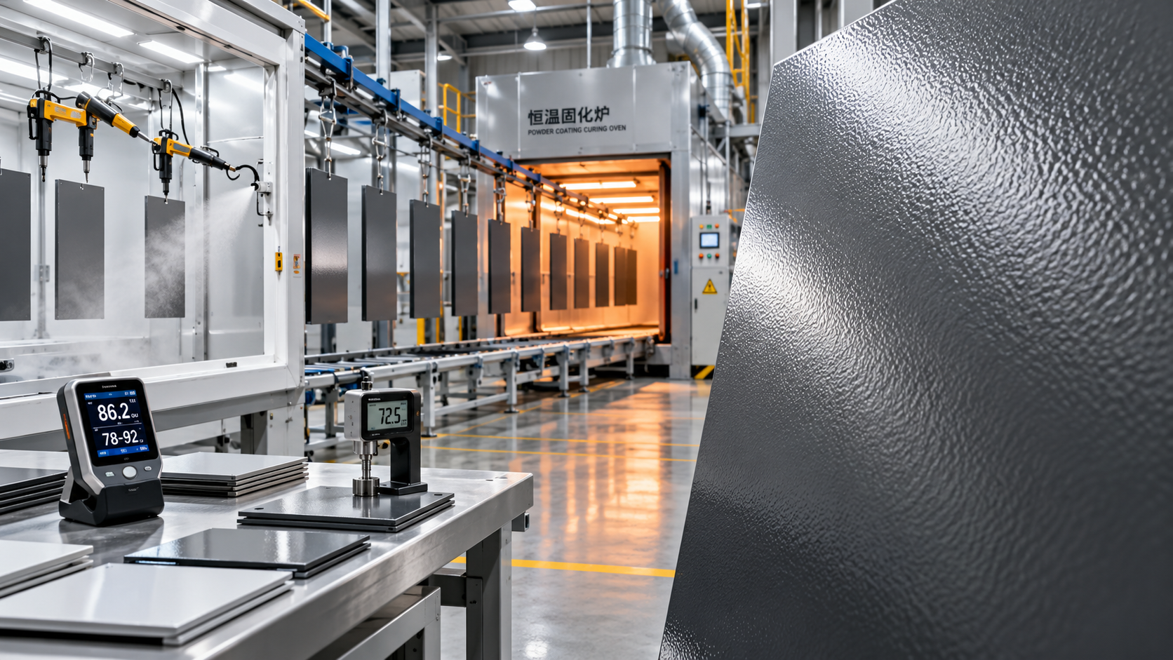 What Causes Orange Peel Defects in Powder Coating?