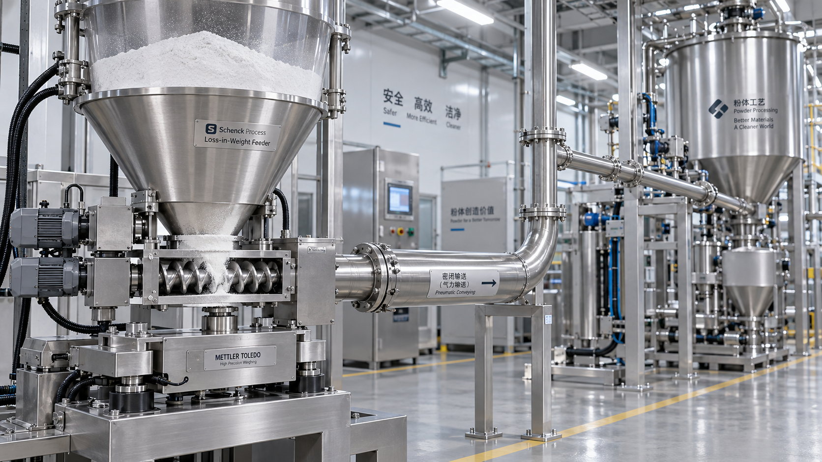 How to Size Gravimetric Loss-in-Weight Feeders for Accurate Powder Dosing