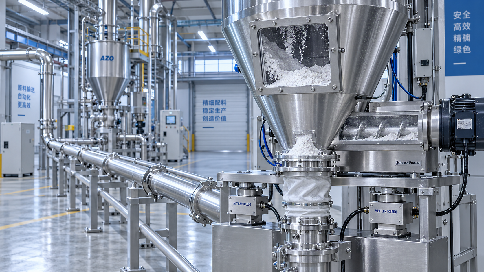 How powder buildup affects industrial weighing equipment in feeders