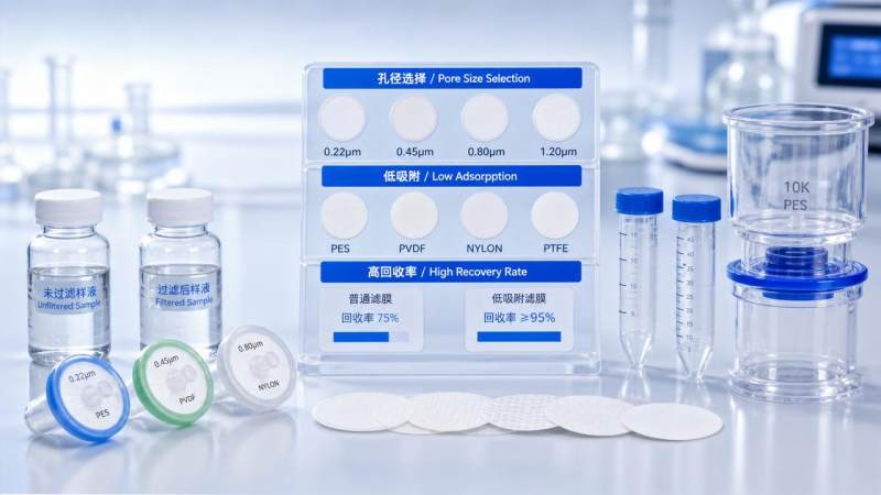 Laboratory Filtration Choices That Affect Sample Recovery Rates