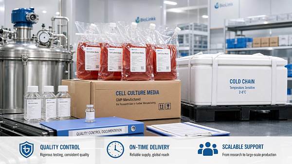 How to Evaluate a Cell Culture Media Supplier for Quality, Lead Time, and Scale-Up Support