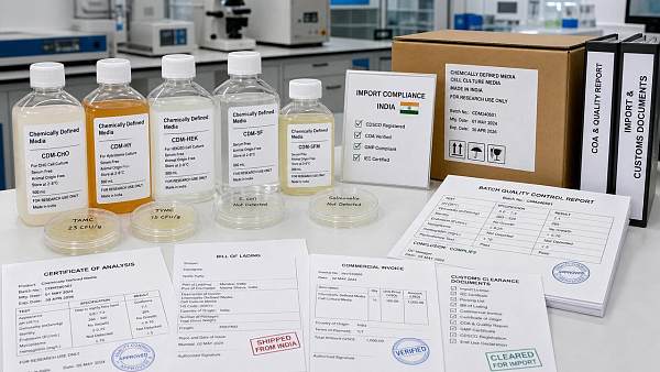 India BIS Sets New Rules for Imported Chemically Defined Media