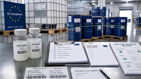 EU Draft Adds Affinity and IEX Resins to Critical Materials