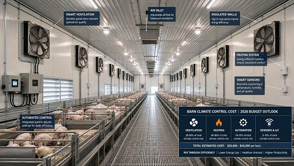 Barn Climate Control Cost: What Shapes the 2026 Budget?