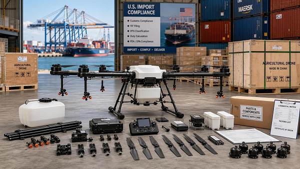CBP Extends ISF-10 Rule to Heavy Spraying Drones