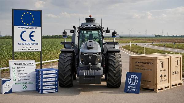 EU Requires CE-AI Review for RTK Autonomous Tractors
