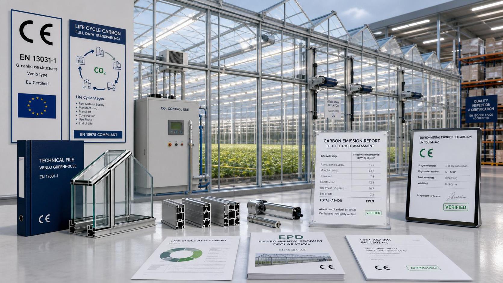 EU Updates Venlo Greenhouse CE Guide on Carbon Data