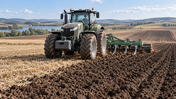 When does a high horsepower CVT tractor outperform a powershift?