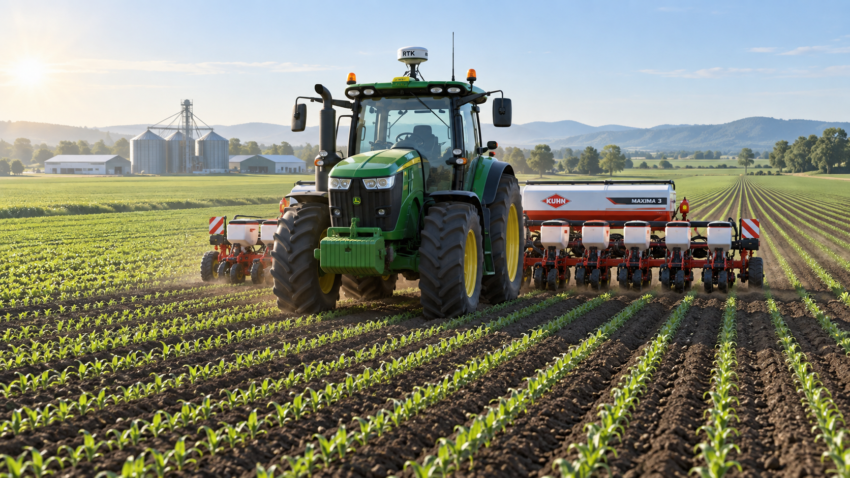 When does agricultural machinery automation pay off on mid-size farms?