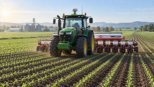When does agricultural machinery automation pay off on mid-size farms?