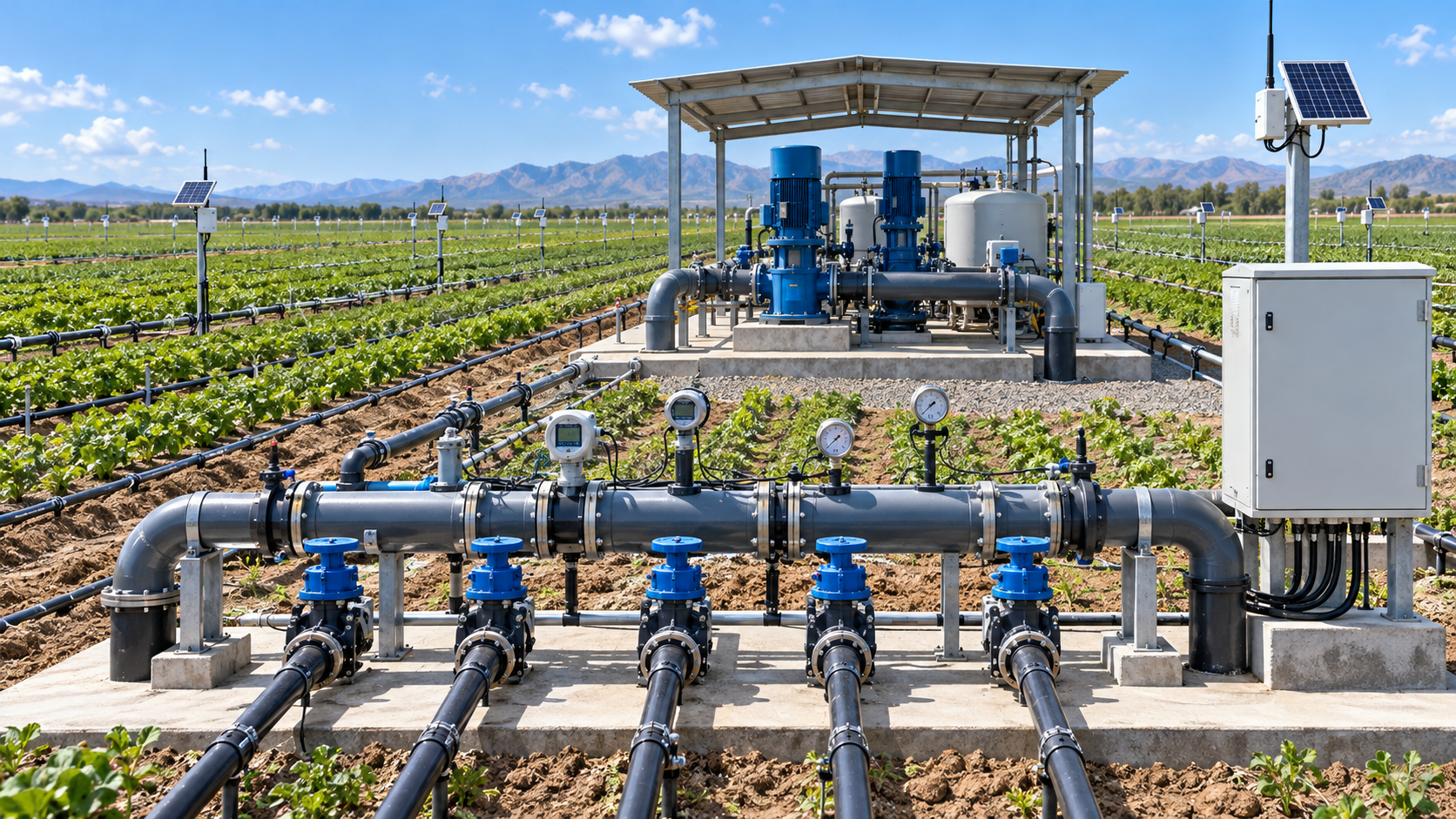 What drives smart irrigation control cost for a commercial farm?