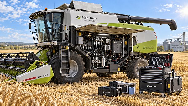 What is driving demand in the agricultural harvesting equipment repair services market