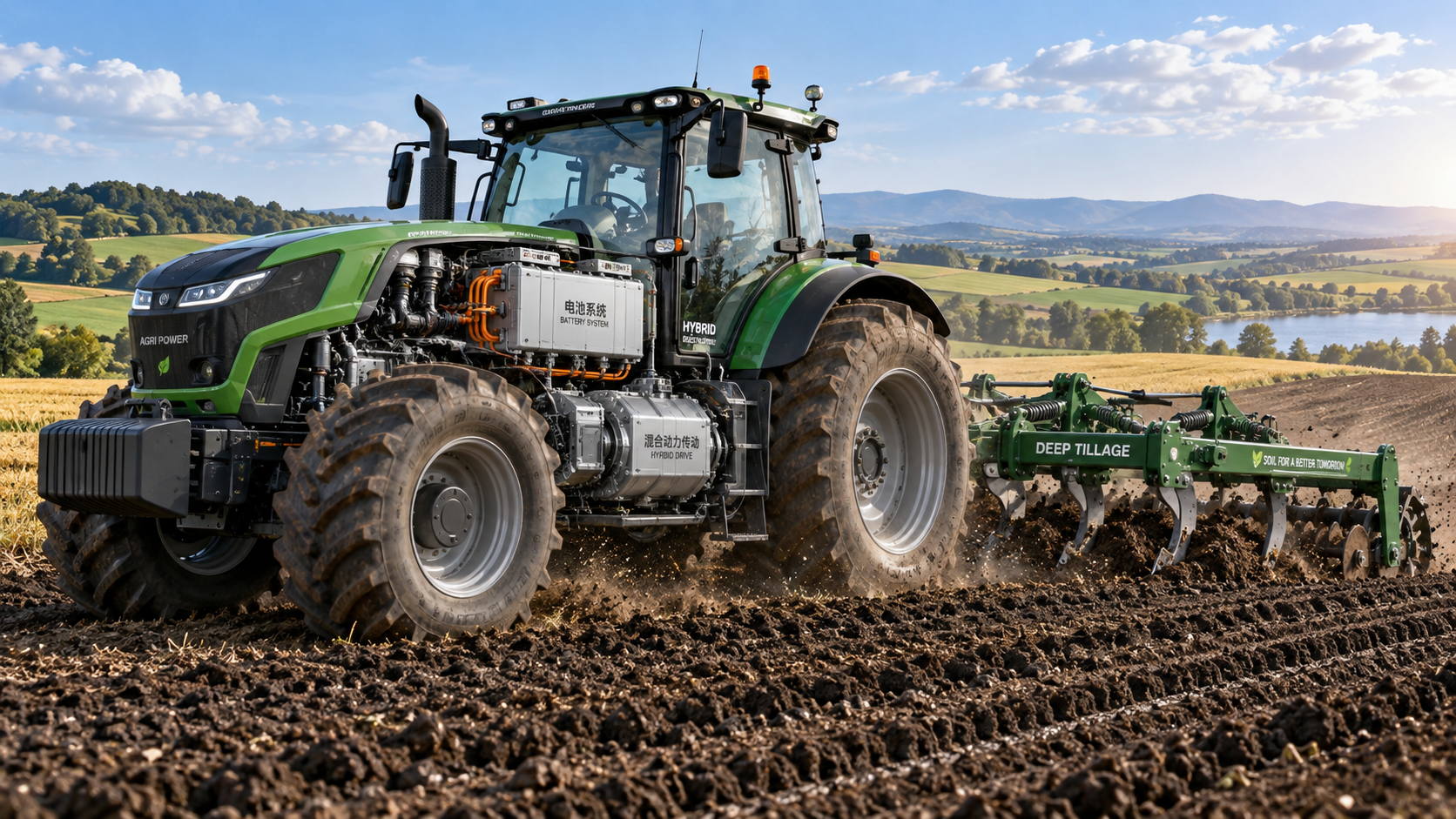 How hybrid tractors improve energy efficiency during high-load field work