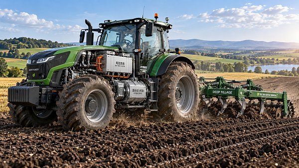 How hybrid tractors improve energy efficiency during high-load field work