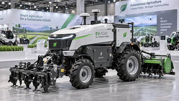 Guangxi Advances ASEAN Farm Machinery Access as New-Energy Field Machine Debuts at Expo