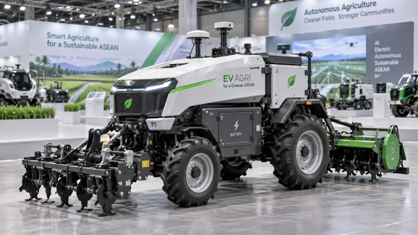 Guangxi Advances ASEAN Farm Machinery Access as New-Energy Field Machine Debuts at Expo