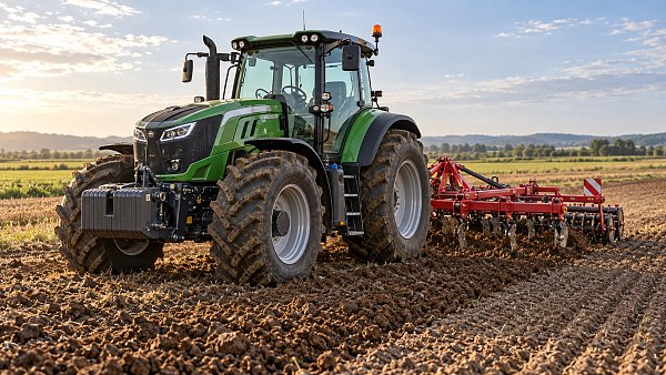 How do CVT transmission systems maintain tractor speed under load?