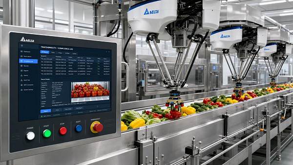 Delta Food-Sorting Robots Gain FDA 21 CFR Part 11 Compliance