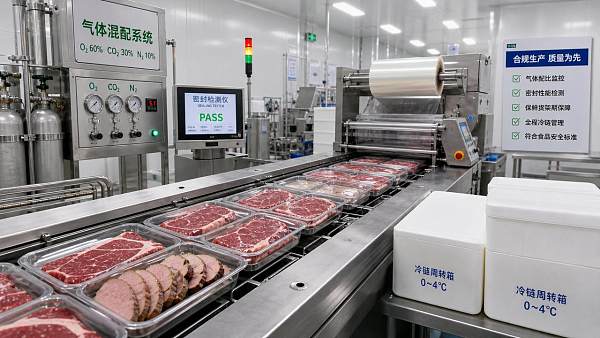 Modified Atmosphere Packaging for Meat: Gas Mix Selection, Shelf Life, and Compliance