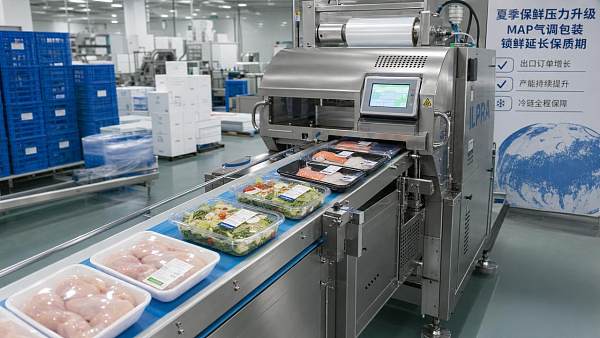 MAP Packaging Orders Surge as Summer Shelf-Life Pressure Builds