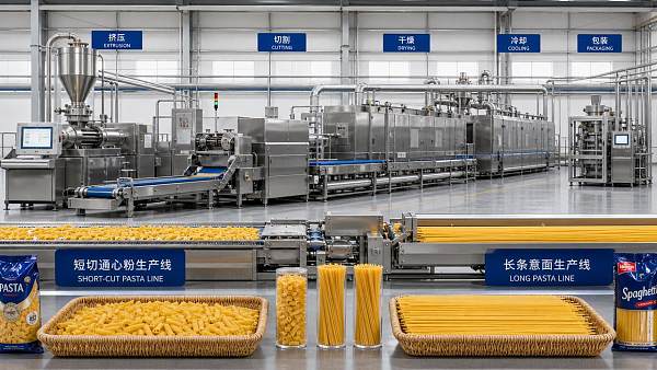 Pasta Processing Equipment Explained: Line Types, Output Ranges, and Product Fit