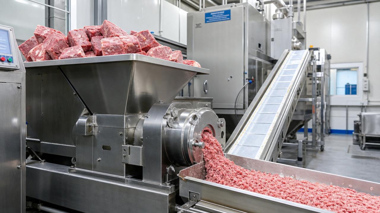How to Choose a Frozen Block Grinder: Capacity, Particle Size, and Hygiene Requirements