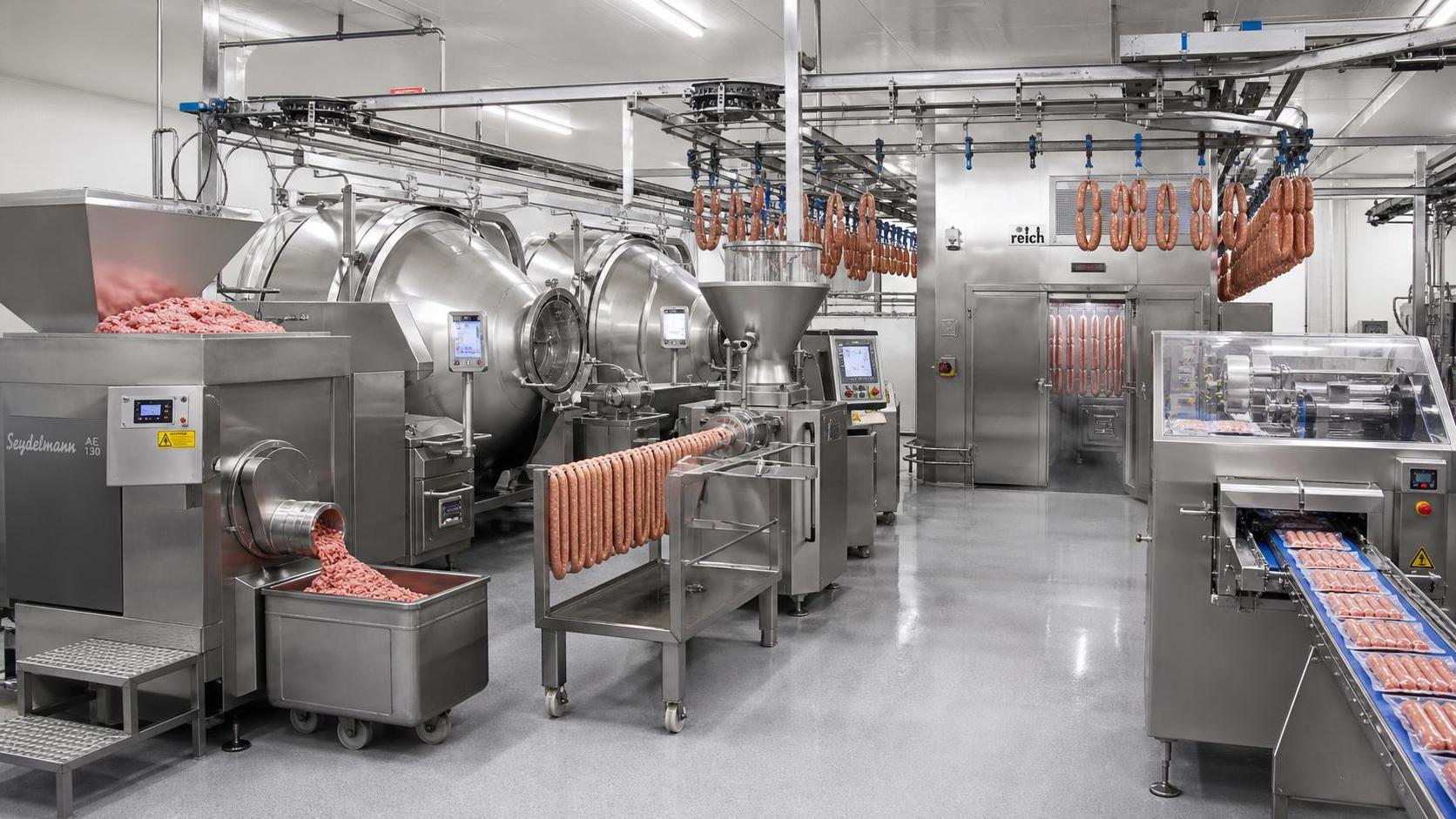 Common Meat Processing Machines in Sausage Lines and How to Match Them