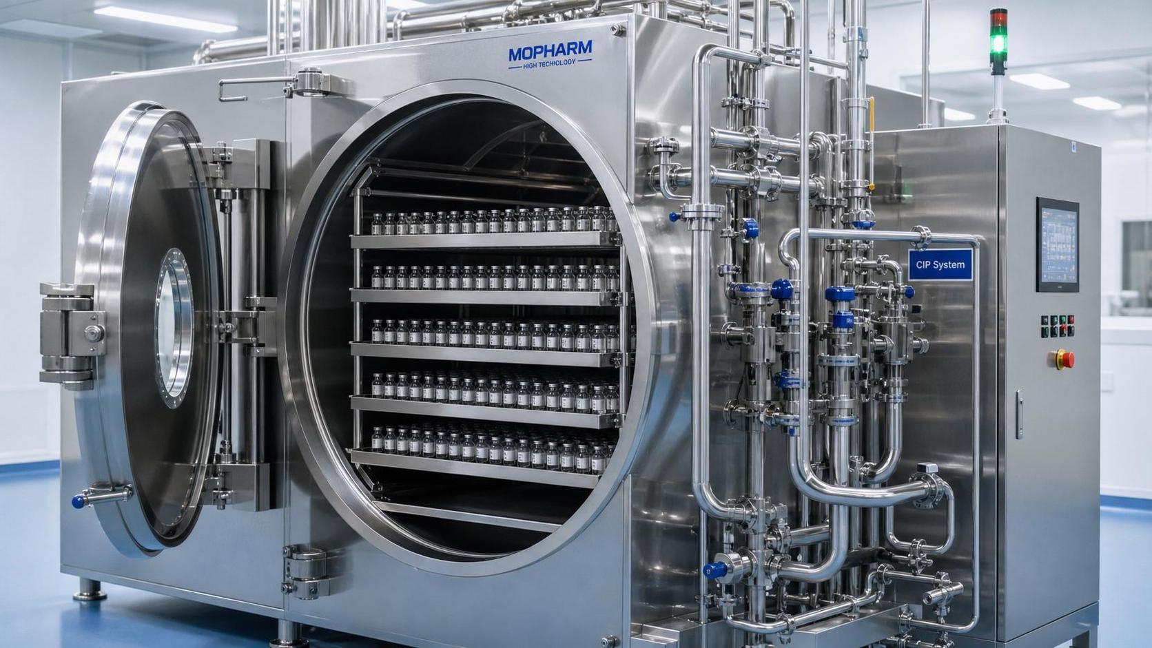 How to Choose Freeze Drying Machinery for Pharmaceuticals: Chamber Size, CIP, and GMP Fit