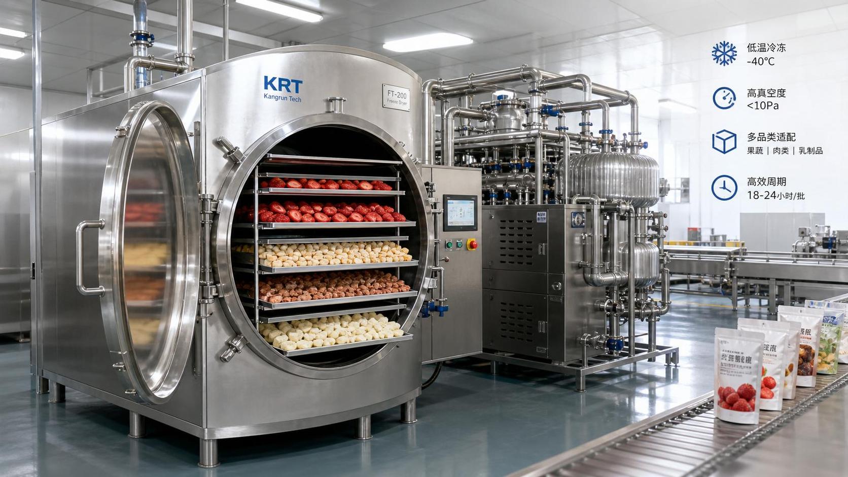 How to Choose Batch Food Freeze-Drying Equipment for Capacity, Cycle Time, and Product Type