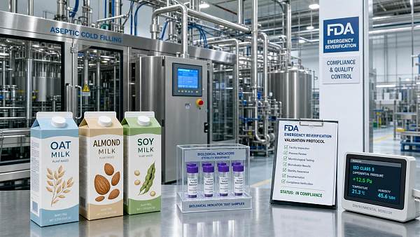 FDA Orders Plant Milk Cold-Fill Revalidation