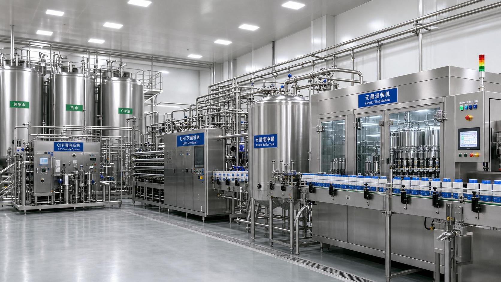 Inline Aseptic Filling Line Layout: Tank, Sterilization, CIP, and Filling Integration Explained