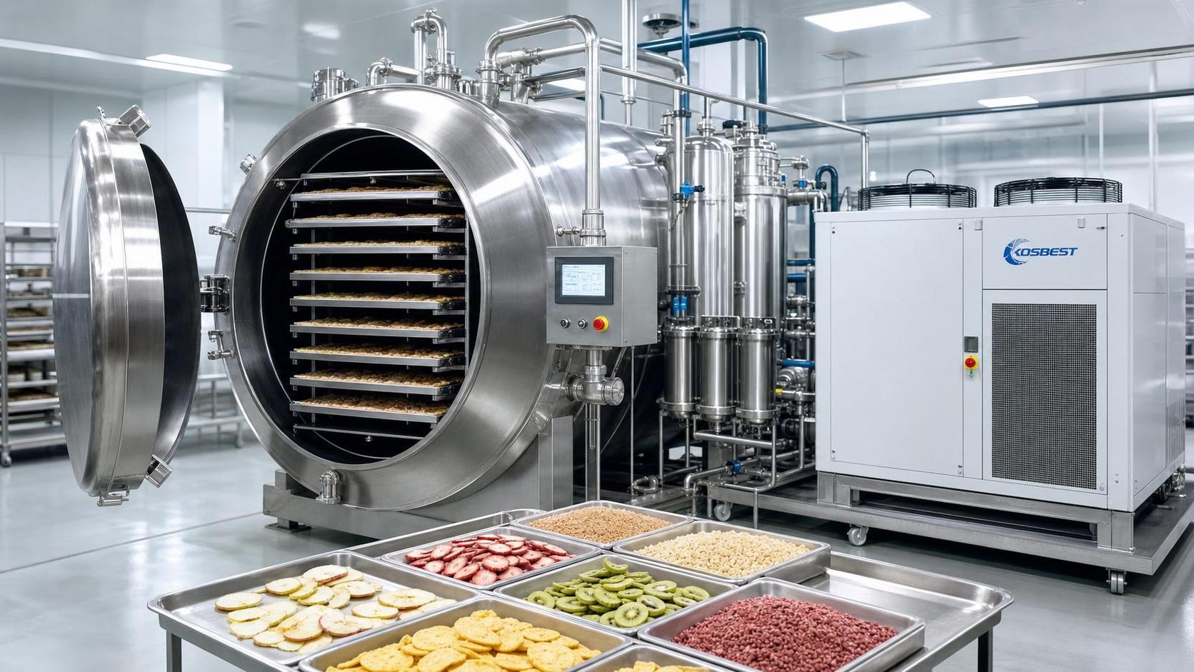 Energy Efficient Vacuum Drying: Key Parameters, Limits and Best-Fit Materials