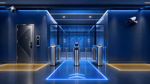 Security System Design for Controlled Entry: Layout, Devices, and Risk Zones