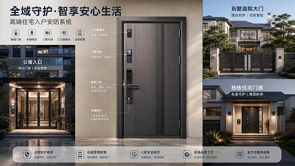 Residential Entry Security Solutions: How to Choose for Apartments, Villas, and Homes