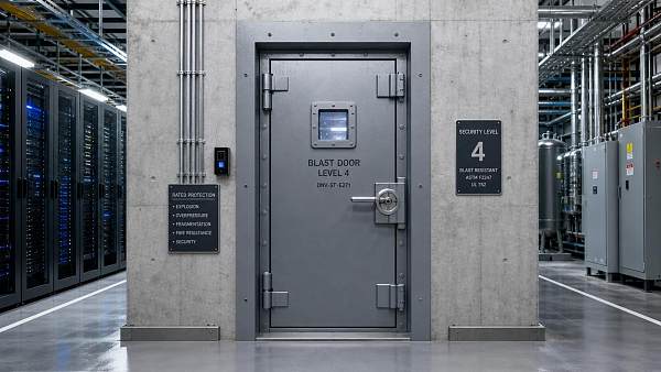 Blast Resistant Steel Doors: How to Select the Right Rating for Critical Facilities