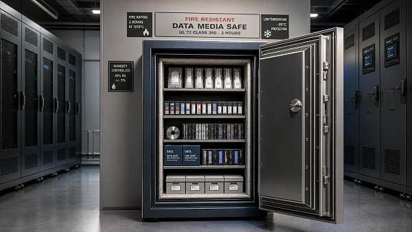Fireproof Safes for Data Media: What Fire Ratings and Storage Conditions Matter Most?